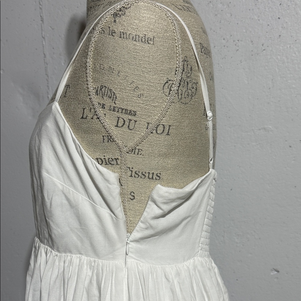Francesca's Collections Strapless White and Red Dress - Picture 4 of 8